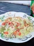 Chicken vegetable macronies