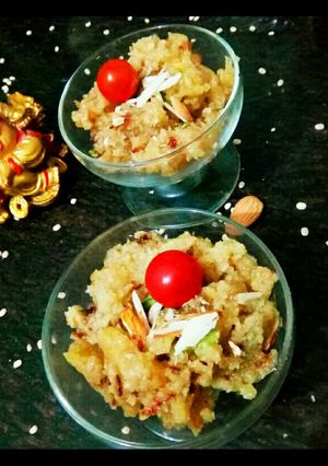 A picture of Urad Dal Halwa.