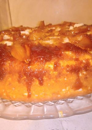 Una foto de Tarta de manzana invertida 🍎