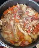 Pollo casero con mostaza