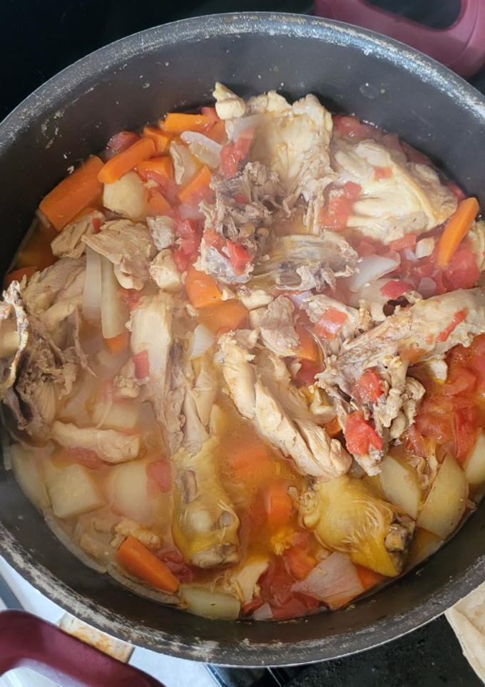 Una foto de Pollo casero con mostaza