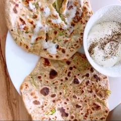 A picture of Broccoli paratha.