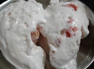 Foto de Sorvete caseiro de morango