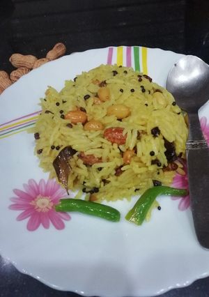 A picture of Lemon Rice.
