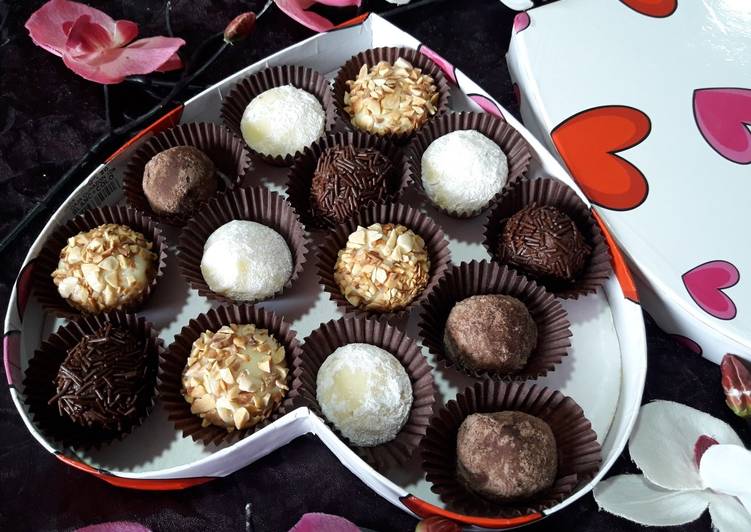 Receta trufas de chocolate con leche thermomix