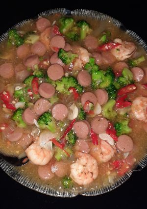 Foto resep Brokoli udang saus tiram