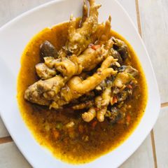 A picture of Spicy Chicken Feet & Hearts.