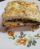 Lasaña mixta (de poquitos guardados)