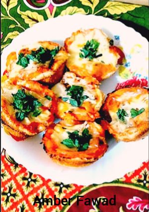 A picture of Chicken cupcakes.
