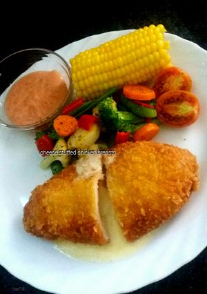 Foto resep Cheese Stuffed Chicken Breasts