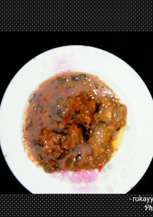 A picture of Groundnut soup.