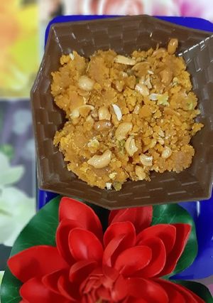 A picture of Moong Dal Halwa.