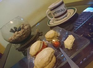 Una foto de Scones dulces