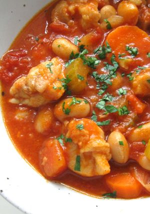 A picture of Chicken & Beans.