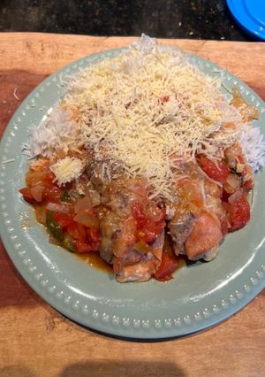 Una foto de BRACCIOLE napolitanos con arroz basmati