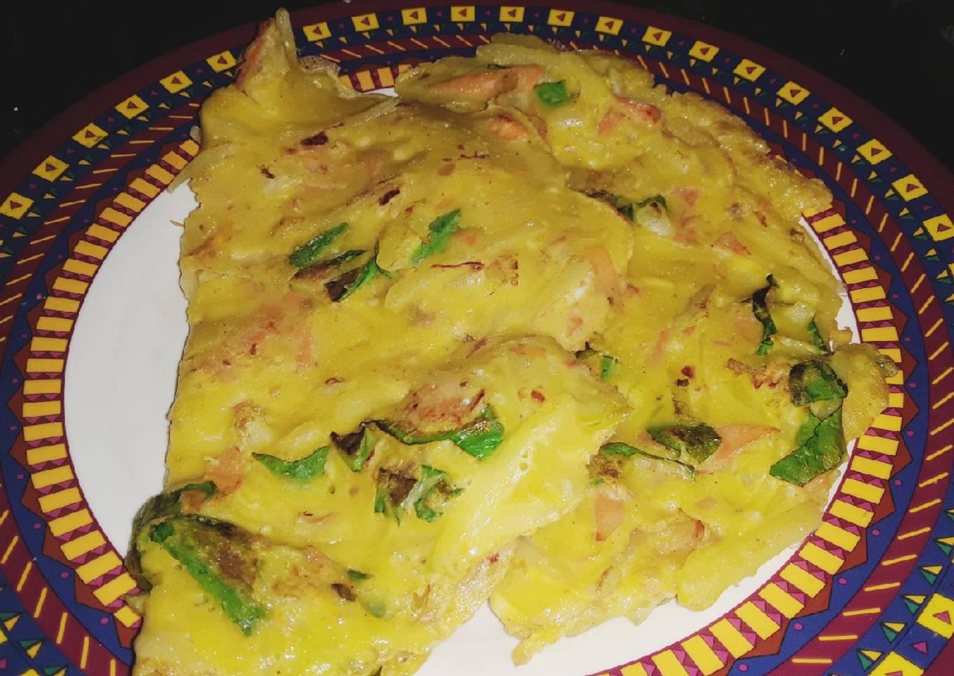 Dadar Kentang Sayur