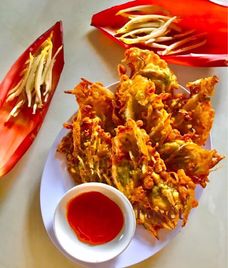 bắp chuối chiên