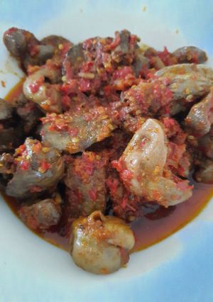 Foto resep Sambal lado hati dan ampela ayam