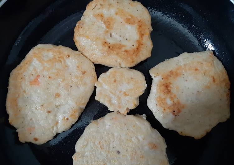Chicken cheese patty