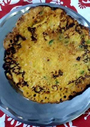 A picture of Besan Chilla.