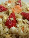 Ensalada de quinoa y fresas