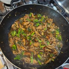 A picture of Hoisin Chicken and Broccoli Stir-Fry.