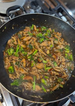 A picture of Hoisin Chicken and Broccoli Stir-Fry.