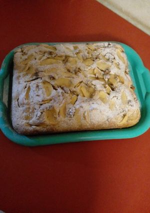 Una foto de Torta de manzanas y nueces🍎🍎