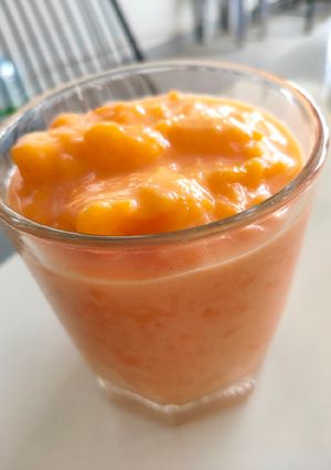 Hình của món Đu đủ dầm sữa.
