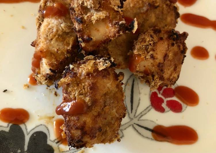 Langkah Mudah untuk Menyiapkan Healthy homemade chicken nuggets Anti Gagal