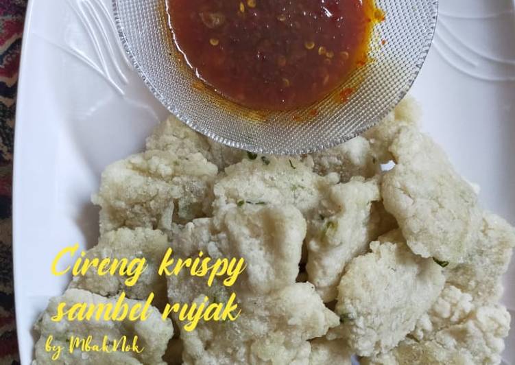 Cireng Crispy sambel rujak