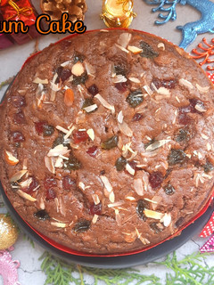 A picture of Plum Cake (Eggless).