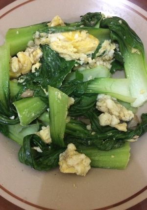 Foto resep Pokcoy masak bawang putih
