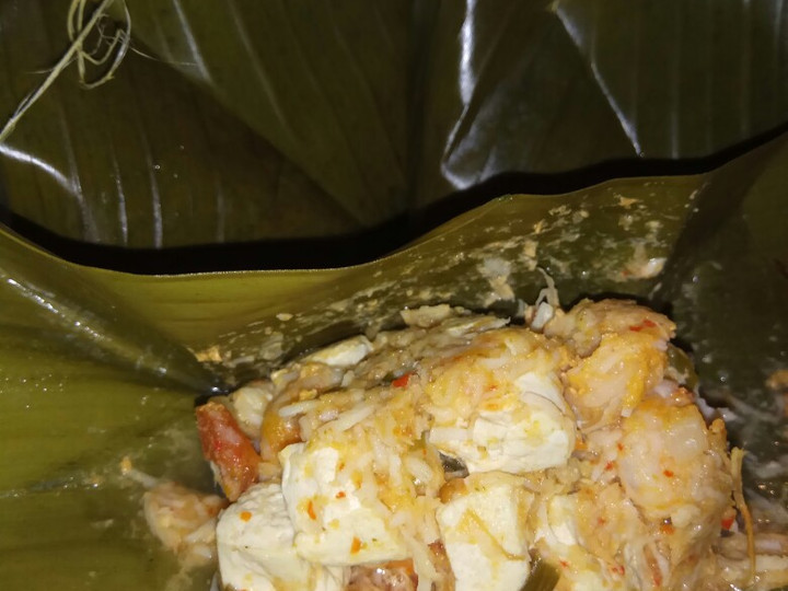 Resep Botok tahu+udang Anti Gagal