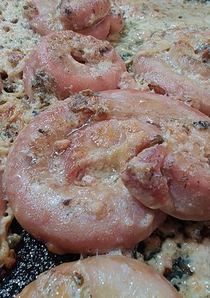 Una foto de Chinchulín con leche al horno