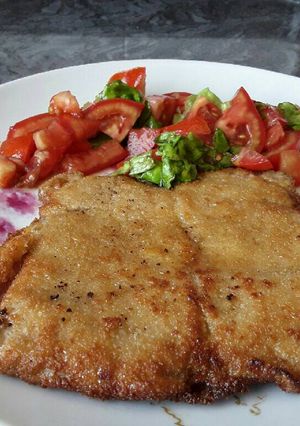 Una foto de Filete de ternera al queso de la Peral