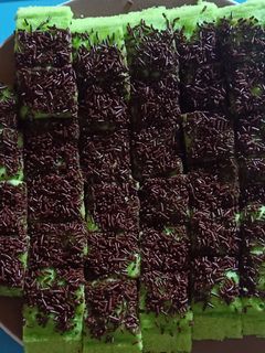 Foto resep Bolu potong pandan kukus