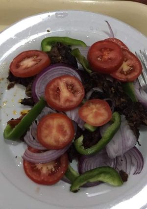 A picture of Fried snail.