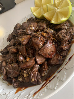 A picture of Liver with Pomegranate Molasses.