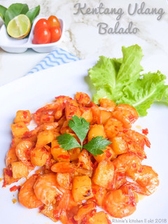 Foto resep Kentang Udang Balado