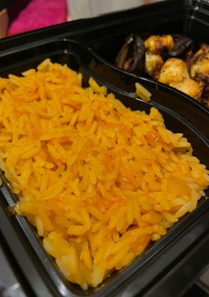 صورة لوصفة رز بخاري بالماجي بدون دجاج صحي ولذيذ