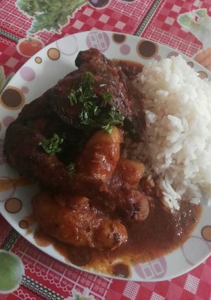 Una foto de Picante de conejo