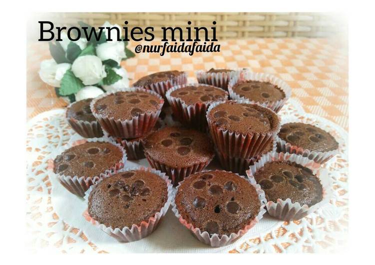 Langkah Mudah untuk Menyiapkan Brownies kering Mini ala Nurfaida, Sempurna