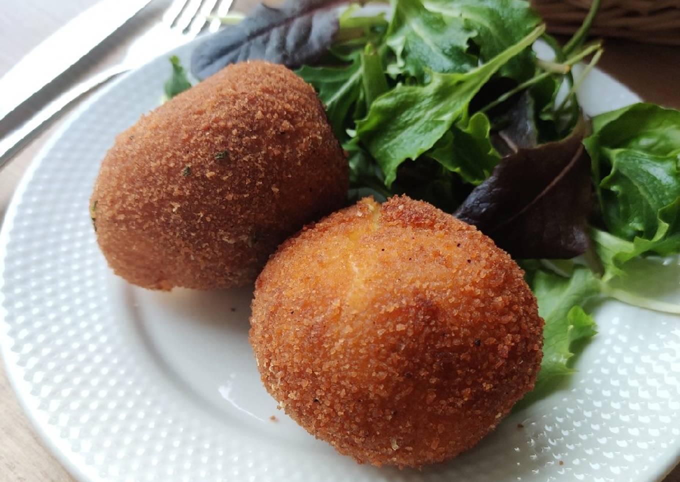 Croquette de pommes de terre au fromage
