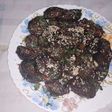 Colocasia leaves rolls (arbi ka Patta)