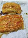 Salmon Puff Pastry with Mushroom Sauce