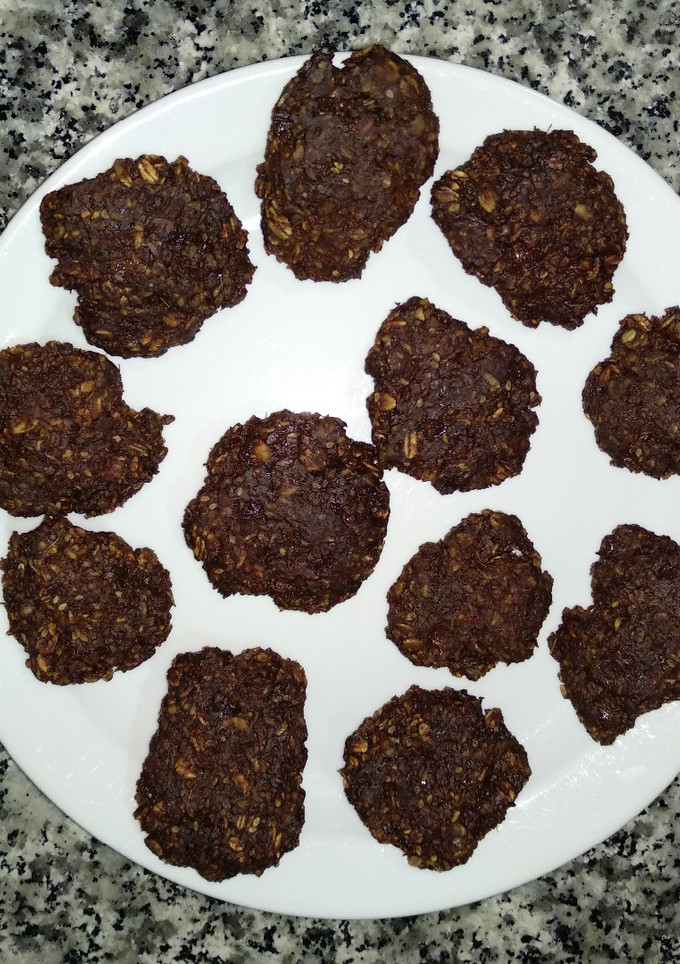 Una foto de Galletas de plátano y avena