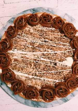Una foto de Tarta de Mantecol