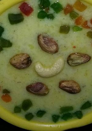 A picture of Rice payasam.