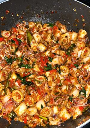 Foto resep Cumi Asin Sambel Kemangi